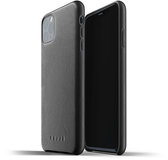 Mujjo Leather case iPhone 11 Pro Max hoesje Zwart
