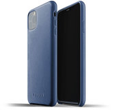 Mujjo Leather case iPhone 11 Pro Max hoes Blauw