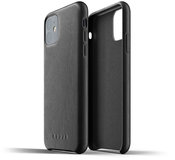 Mujjo Leather case iPhone 11 hoesje Zwart
