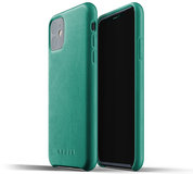 Mujjo Leather case iPhone 11 hoesje Groen