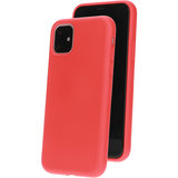 Mobiparts Silicone iPhone 11 hoesje Rood