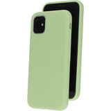 Mobiparts Silicone iPhone 11 hoesje Groen