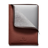 Woolnut Leather Folio MacBook 13 inch hoesje Bruin