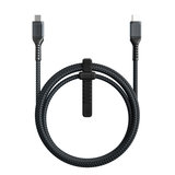 Nomad USB-C 100 watt 1,5 meter kabel Zwart