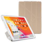Pipetto Luxe TPU Origami iPad 2021 / 2020 / 2019 10,2 inch hoesje Goud