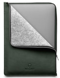 Woolnut Leather Folio MacBook Pro 16 inch hoesje Groen