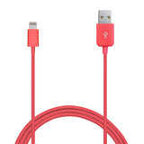 Puro Lightning naar USB kabel Pink 1 meter