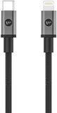 mophie Nylon Lightning naar USB-C kabel 1 meter Zwart
