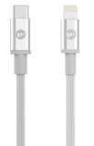 mophie Nylon Lightning naar USB-C kabel 1 meter Wit