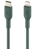 Belkin Braided BoostCharge Lightning USB-C kabel 1 meter Groen
