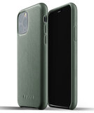 Mujjo Leather case iPhone 11 Pro hoesje Slate Groen