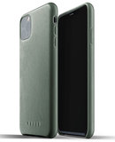 Mujjo Leather case iPhone 11 Pro Max hoes Slate Groen