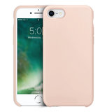 Xqisit Silicone iPhone SE 2020 hoesje Roze