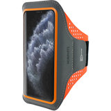 Mobiparts Comfort iPhone 11 Pro sportband Zwart Oranje