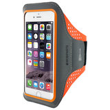 Mobiparts Comfort iPhone SE 2020 / 8 / 7 sportband Zwart Oranje