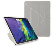 Pipetto Origami Metallic TPU iPad Air 2020 10,9 inch hoesje Zilver