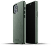 Mujjo Leather case iPhone 12 Pro / iPhone 12 hoesje Groen
