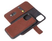 Decoded Leather 2 in 1 Wallet iPhone 12 Pro / iPhone 12 hoesje Bruin