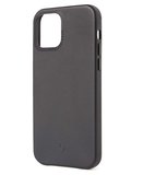 Decoded Leather Backcover iPhone 12 Pro Max hoesje Zwart