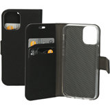 Mobiparts Saffiano Wallet iPhone 12 mini hoesje Zwart