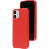 Mobiparts Silicone iPhone 12 mini hoesje Rood