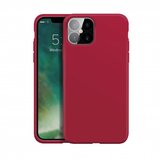 Xqisit Silicone iPhone 12 Pro Max hoesje Rood