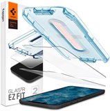 Spigen GlastR EZ Fit iPhone 12 Pro / IPhone 12 glazen screenprotector 2 pack