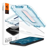 Spigen GlastR EZ Fit iPhone 12 Pro Max glazen screenprotector 2 pack