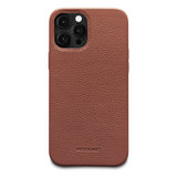 Woolnut Leather case iPhone 12 Pro Max hoesje Bruin