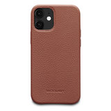 Woolnut Leather case iPhone 12 mini hoesje Bruin