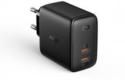 Aukey 65 watt USB-C thuis oplader Zwart