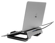 Macally aluminium laptop stand met USB hub