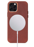 Decoded Leather MagSafe backcover iPhone 12 Pro / 12 hoesje Bruin