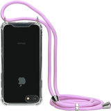 Mobiparts Lanyard iPhone SE 2022 / 2020 / 8 / 7 hoesje Violet