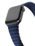 Decoded Silicone Magnetic Apple Watch 45 / 44 mm bandje Navy