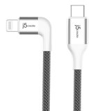 j5create USB-C naar Lighting kabel 1,2 meter Wit