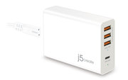 j5create 63 watt USB 4 poort oplader