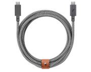 Native Union Belt Pro USB-C naar USB-C kabel Zebra