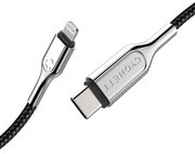 Cygnett Armoured Braided Lightning USB-C kabel 10 centimeter Zwart