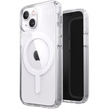 Speck Presidio Perfect Clear MagSafe iPhone 13 mini hoesje Transparant
