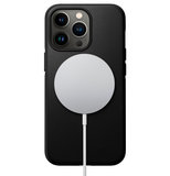 Nomad Leather MagSafe iPhone 13 Pro hoesje Zwart