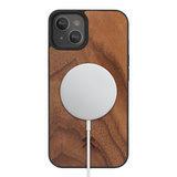 Woodcessories Houten MagSafe iPhone 13 hoesje Walnut