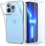 Spigen Crystal Pack iPhone 13 Pro Max hoesje + 2 glazen screenprotectors