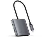 Satechi aluminium 4 poort USB-C hub