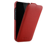 Melkco Leather Jacka iPhone 13 mini hoesje Rood