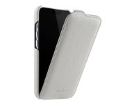Melkco Leather Jacka iPhone 13 mini hoesje Wit