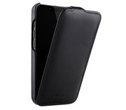 Melkco Leather Jacka iPhone 13 mini hoesje Zwart