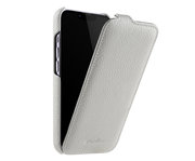 Melkco Leather Jacka iPhone 13 Pro Max hoesje Wit