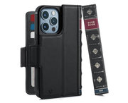 Twelve South BookBook MagSafe iPhone 13 Pro hoesje Zwart