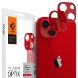 Spigen Optik Camera iPhone 13 / iPhone 13 mini beschermer Rood
